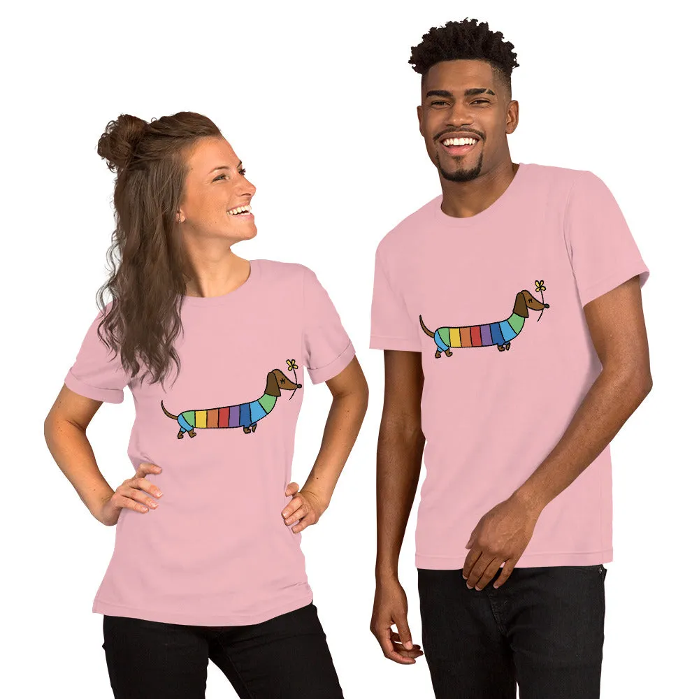 T-Shirts - Dog (Glamourange Pets Staple T-Shirts - Front Print 0017 Model)