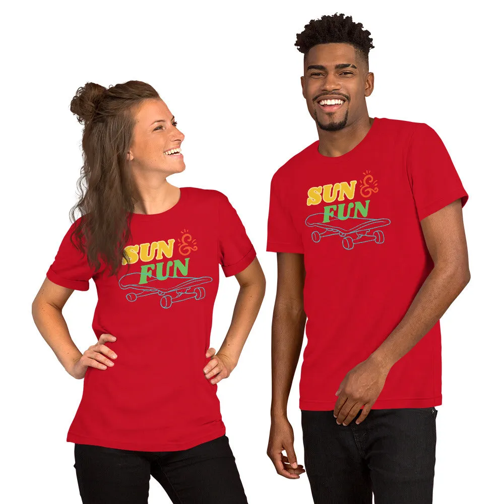 T-Shirts - Sun Fun (Glamourange Seasons & Events Staple T-Shirts - Front Print)