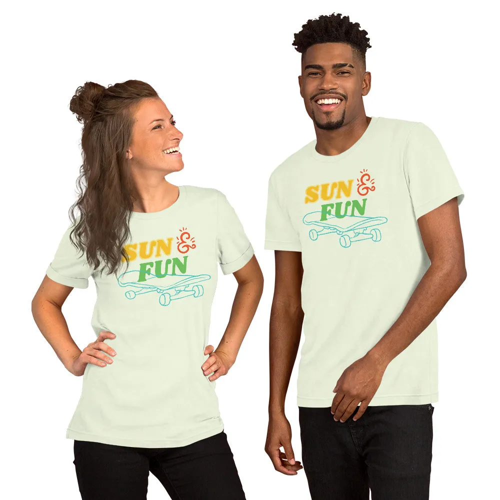 T-Shirts - Sun Fun (Glamourange Seasons & Events Staple T-Shirts - Front Print)