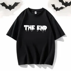 The End Print Crew Neck Short Sleeve T-shirt