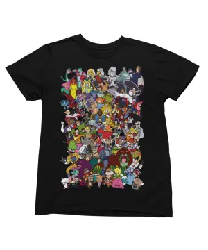 Top Notchy Saturday Morning Cartoons T-Shirt