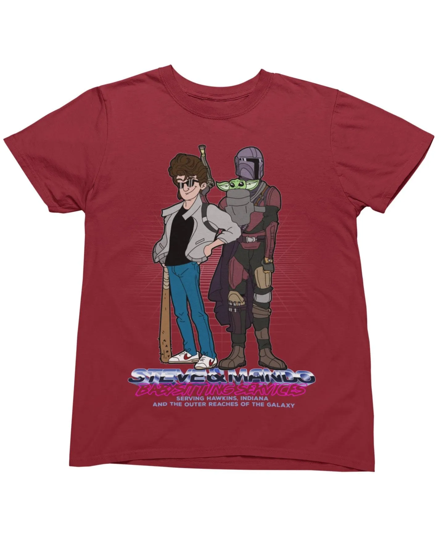 Top Notchy Steve and Mando Babsitting T-Shirt
