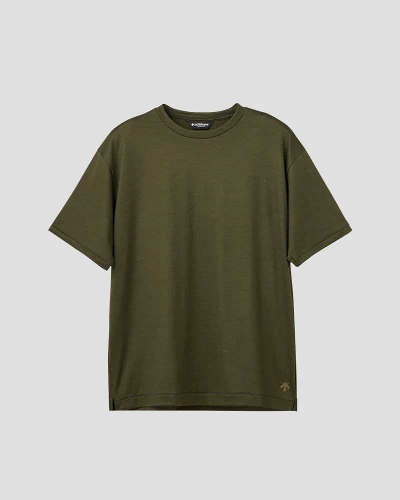 TOUGH WOOL 180 H/S T-SHIRT - KHAKI