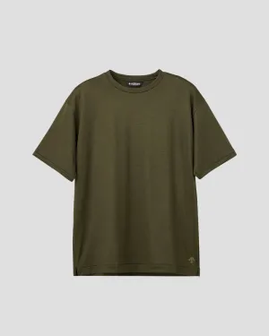TOUGH WOOL 180 H/S T-SHIRT - KHAKI