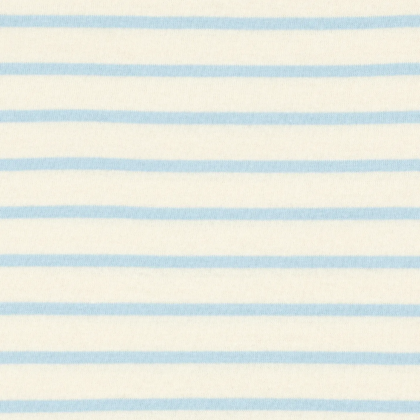 unisex cream and powder blue stripe boatneck tee