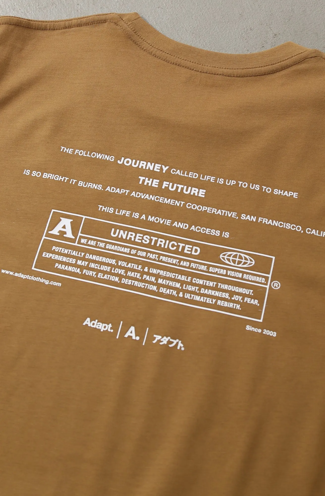Unrestricted (Men's Camel A1 Tee)