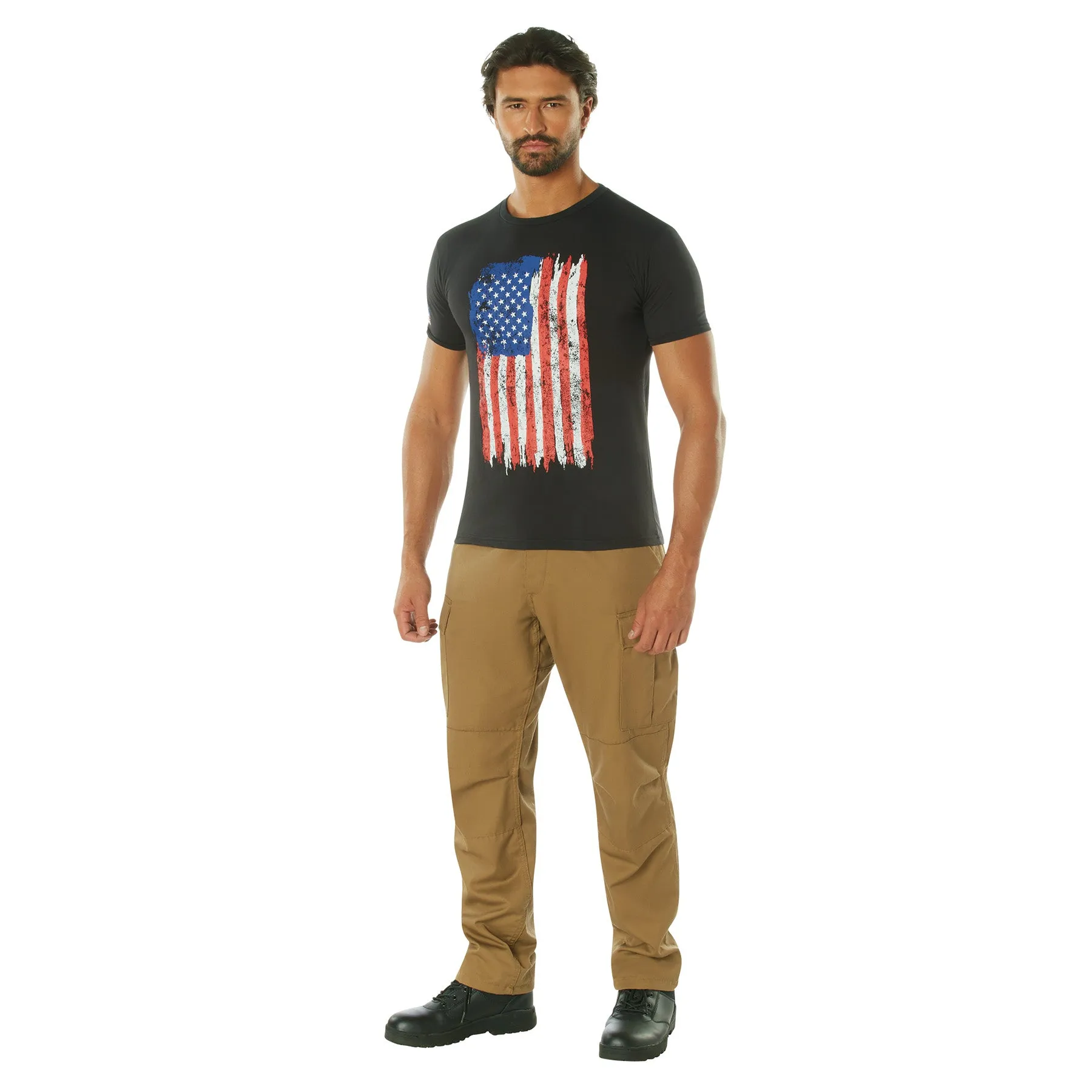 US Flag Athletic Fit T-Shirts
