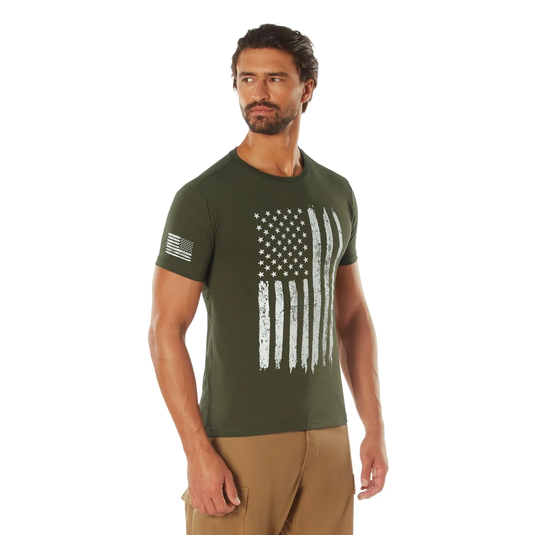 US Flag Athletic Fit T-Shirts