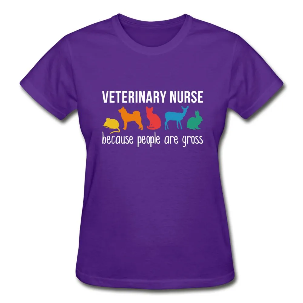 Veterinary nurse: because people are gross Gildan Ultra Cotton Ladies T-Shirt