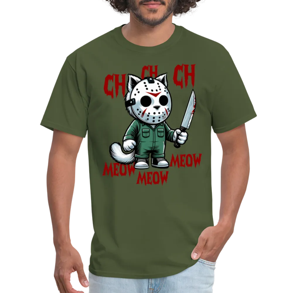 Vintage Movie Halloween Cat T-Shirt