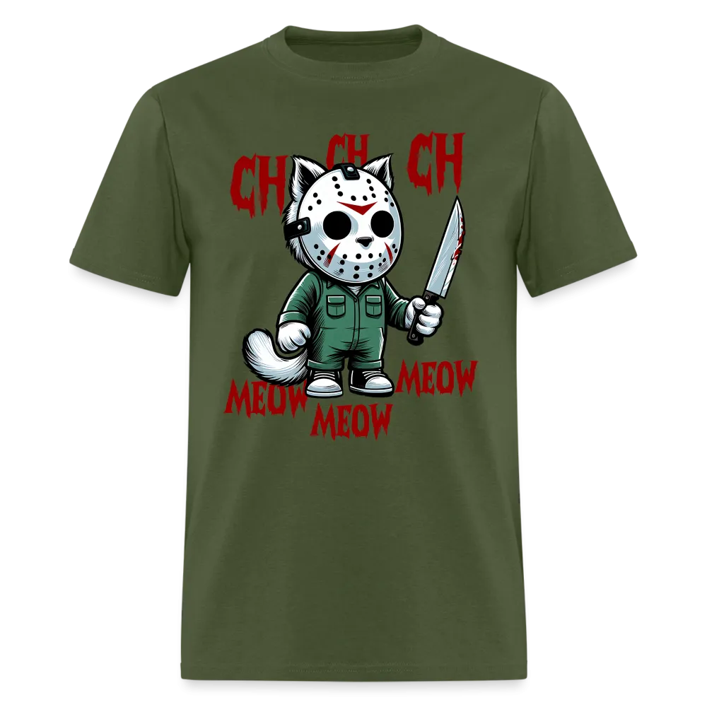 Vintage Movie Halloween Cat T-Shirt