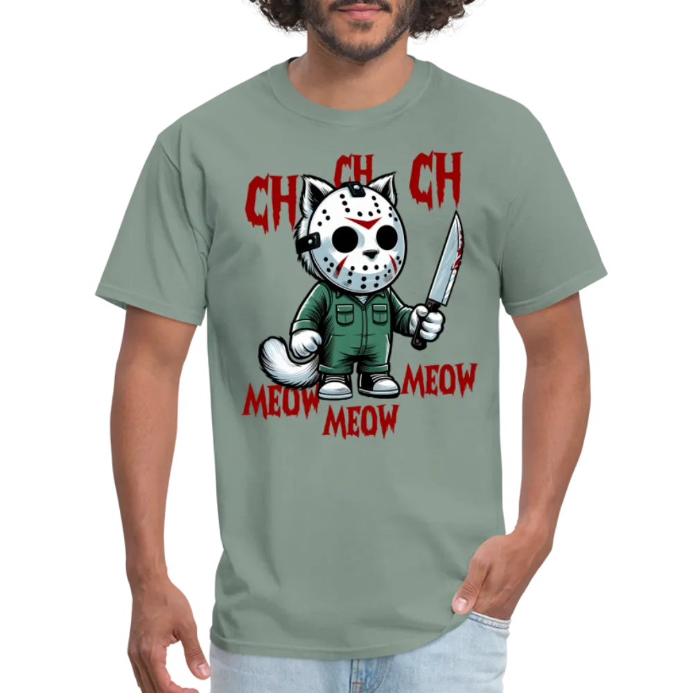 Vintage Movie Halloween Cat T-Shirt