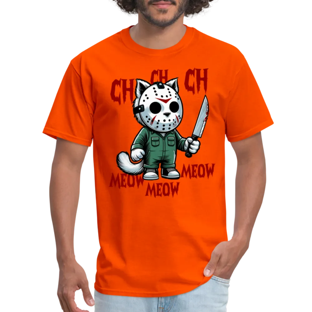 Vintage Movie Halloween Cat T-Shirt