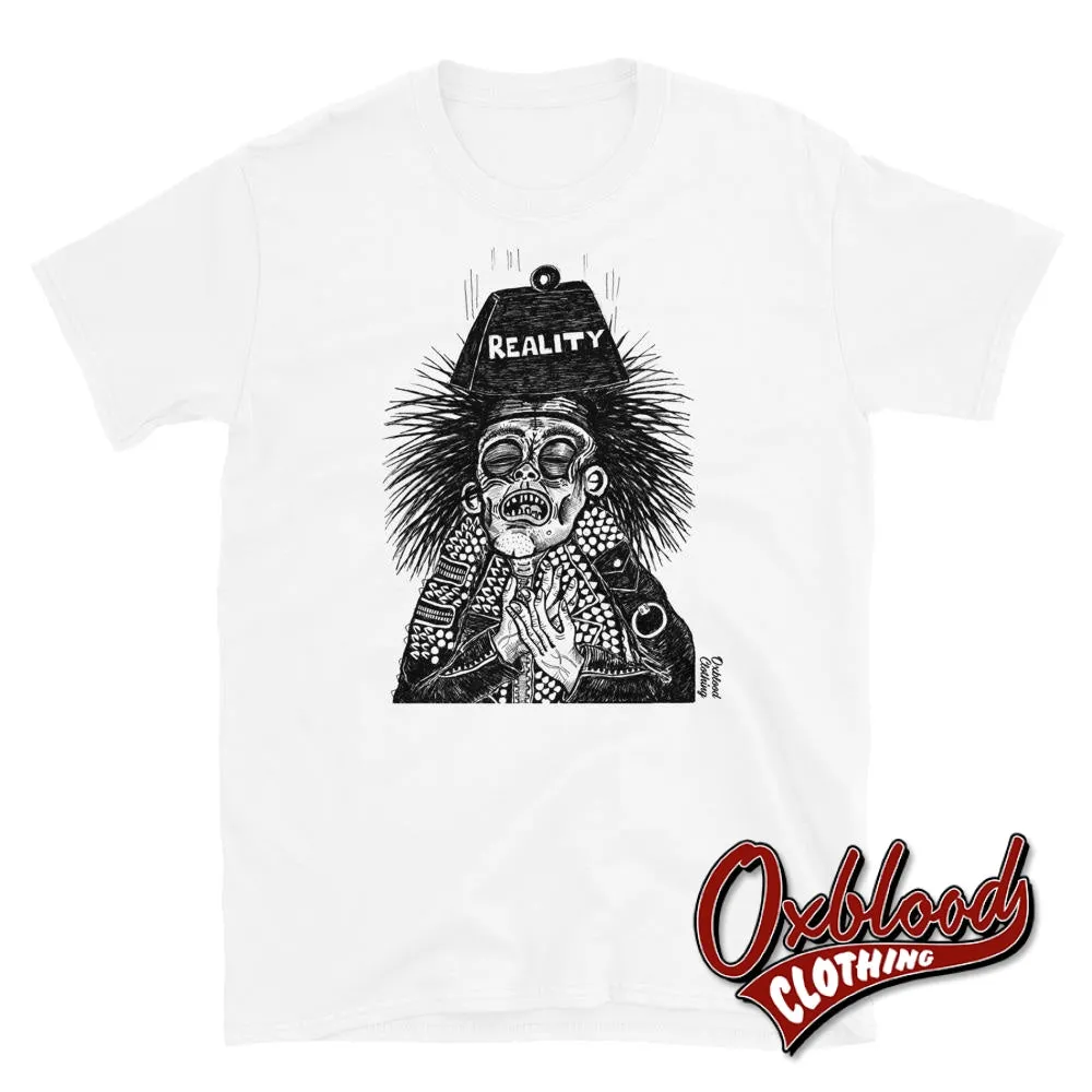 When Reality Hits T-Shirt - Stenchcore 80's Punk T-Shirts & Crust Punk Shirts
