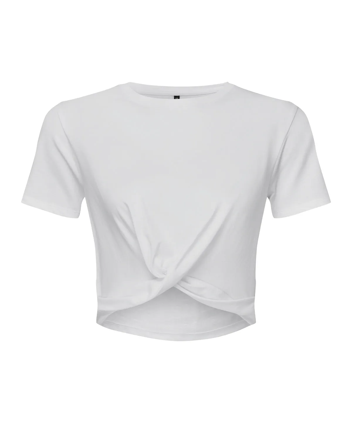 White - Women’s TriDri® twist crop top