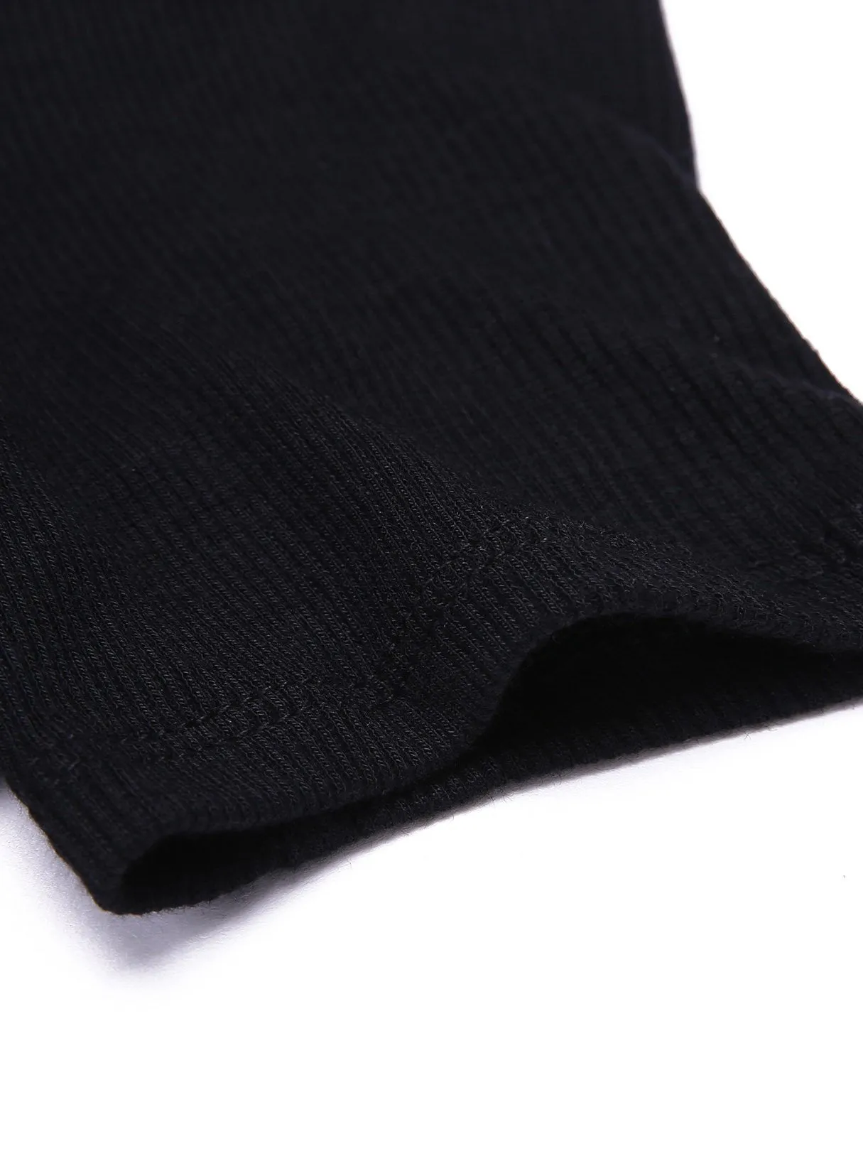 Wholesale Backless Short Sleeve Black Top