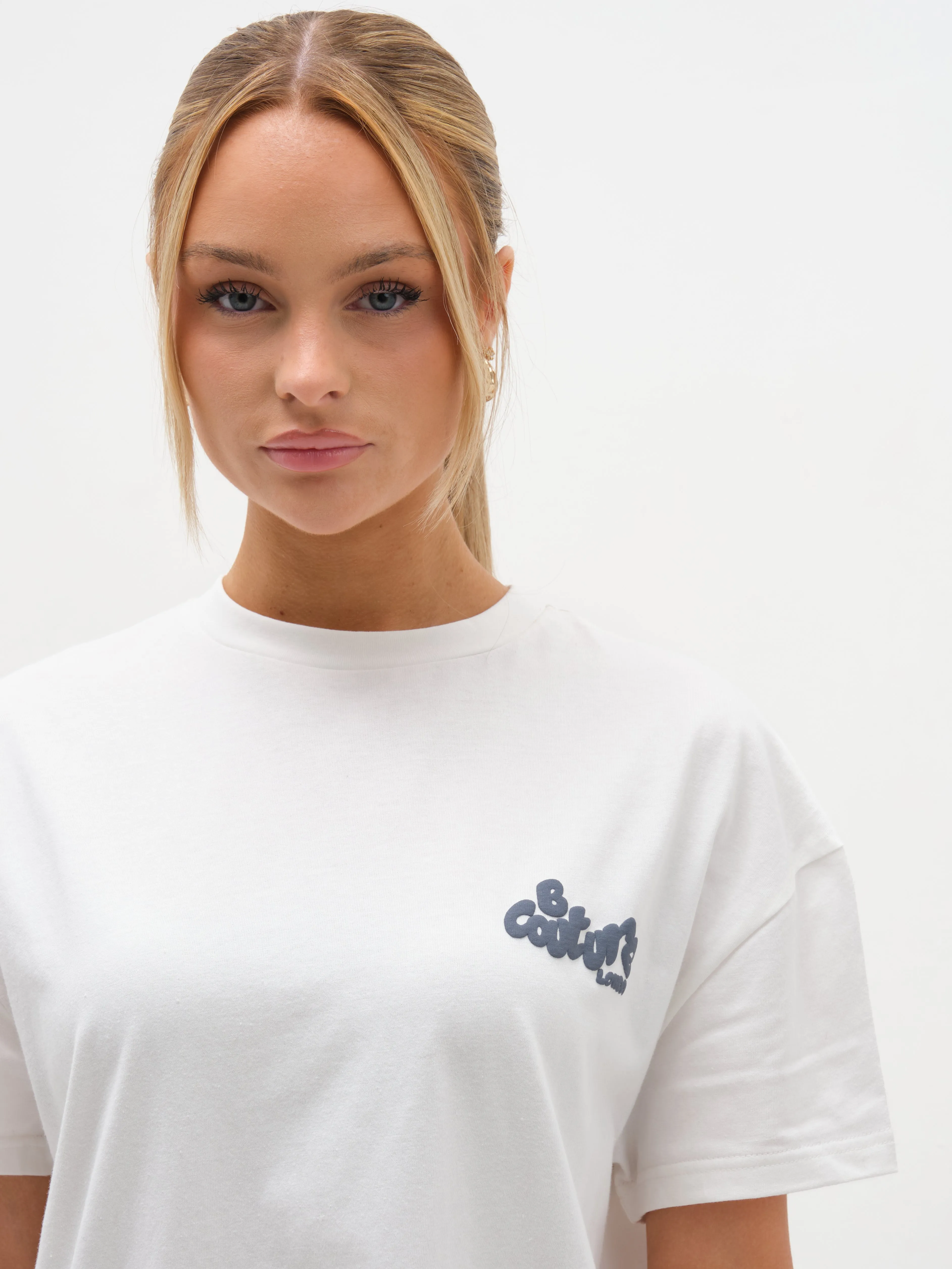Windsor T-Shirt & Leggings Set - Cream / Grey