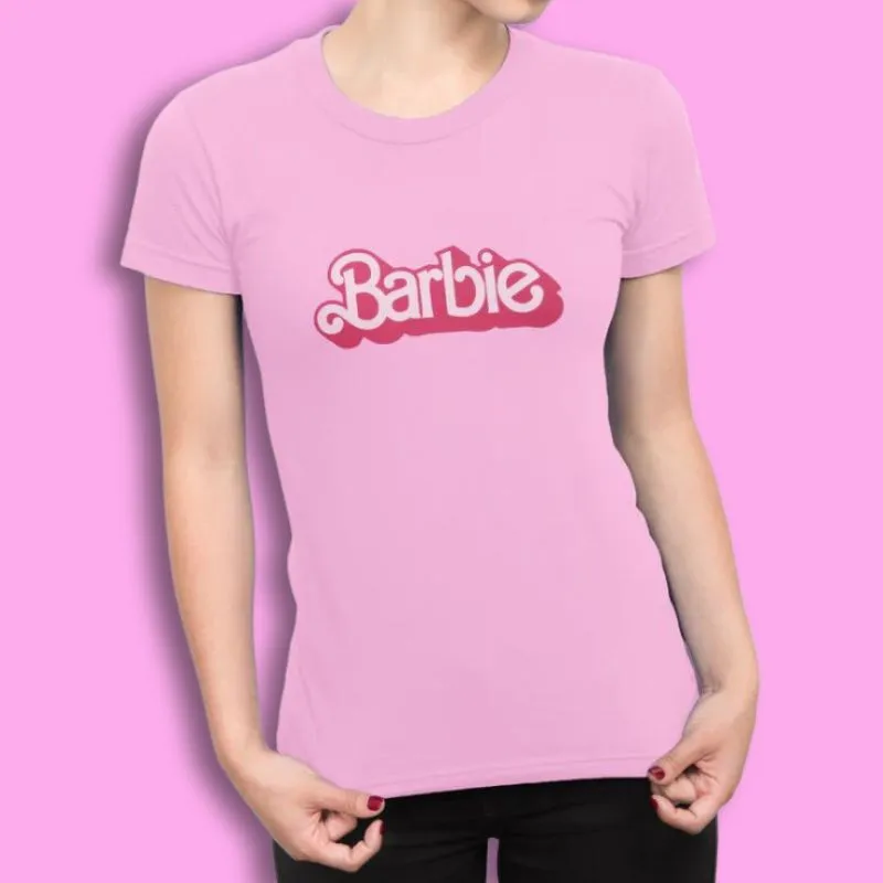 Womens Barbie Logo T-Shirt