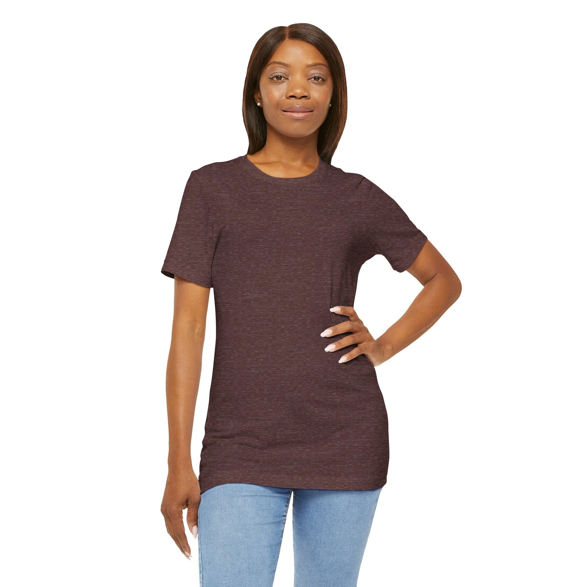 Womens Heather Maroon T Shirts Premium Casual Short Sleeve Shirts Oversized Tops