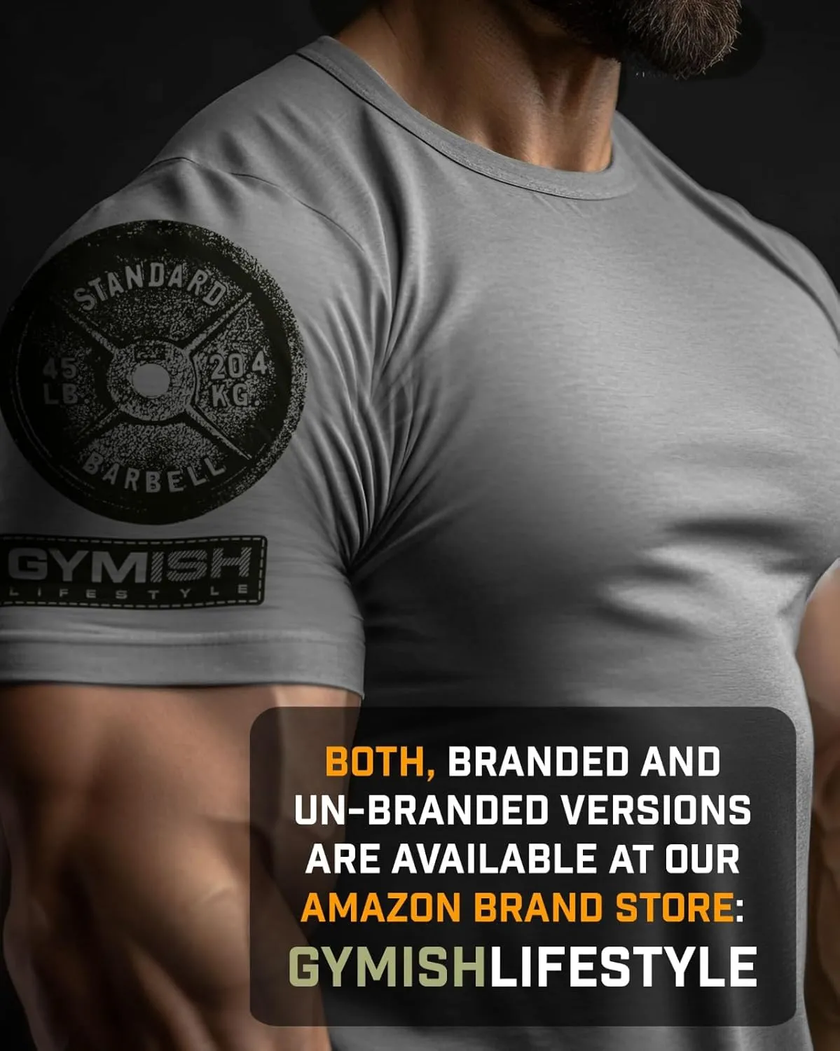 Workout Shirts for Men, Gym Skull Men's T-Shirt, Weightlifting Funny Tee Shirts