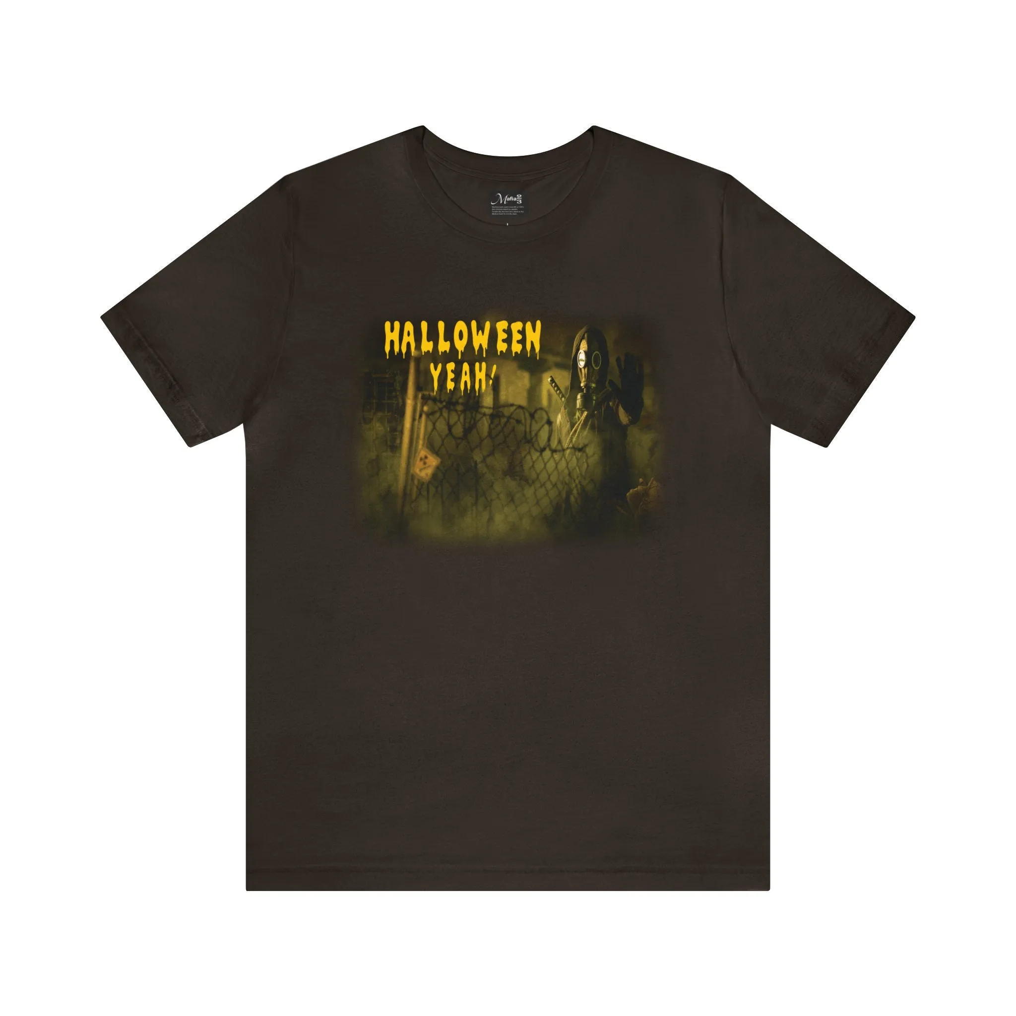 Yeah Halloween T-shirt | Black T Halloween shirt | Funny Graphics Apparel | Lose tee Gothic Clothe Dress